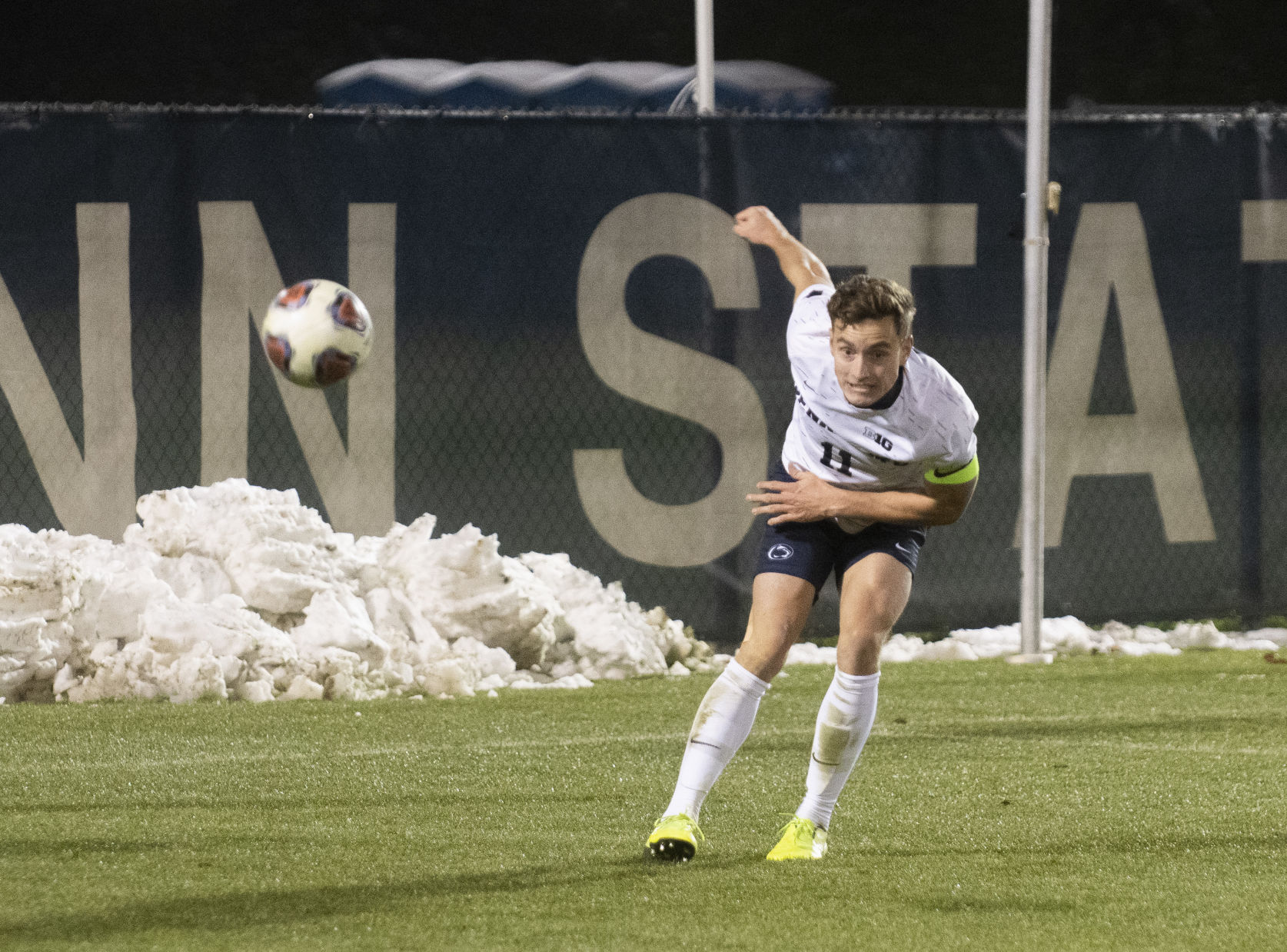 Men's Soccer vs Providence, Reedy (11) Reaction